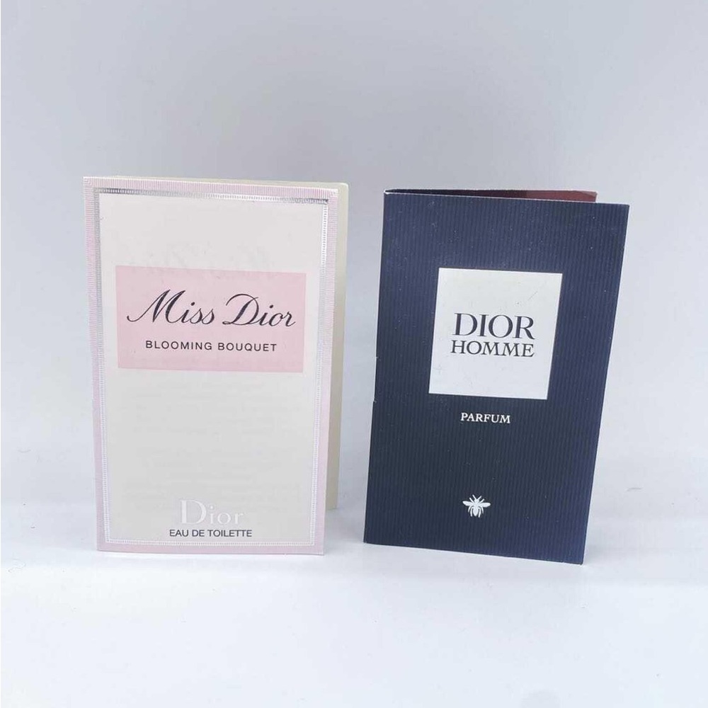 NEW 2 Couples Dior Travel Fragrance Set Miss Dior & Dior Homme 1ml each